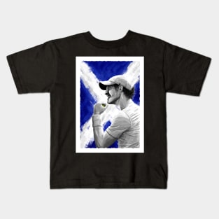 Andy Murray - Scotland Tennis Artwork Kids T-Shirt